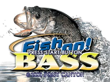 Fish On! Bass (JP) screen shot title